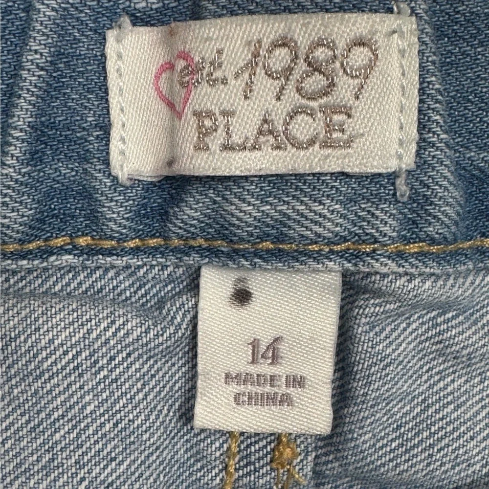 The Children's Place Embroidered Floral Frayed Cutoff Shorts Girls 14